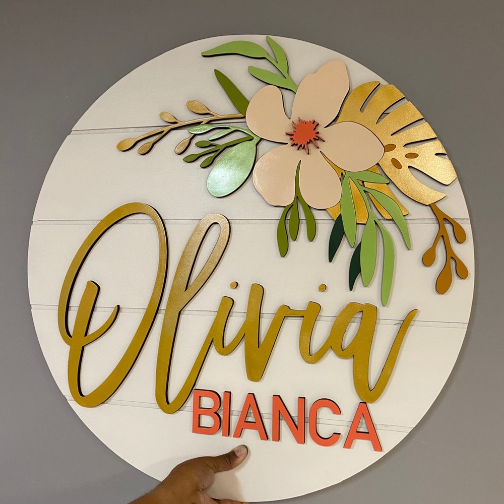 Custom Nursery Sign - Picture 2 of 4